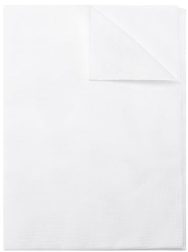 BENECREAT 1×0.7m Weiß Baumwolle Kreuzstich Stickerei Stoff, 25 Count Zweigart Stoff Kreuzstich Stickerei für die Herstellung von Kleidungsstücken Kunsthandwerk
