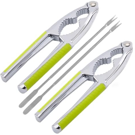 2 unids/set Cascanueces herramienta de apertura de tuercas para uso doméstico desgranadora de nueces Clip pelador de núcleo para restaurantes Picnic y hogar