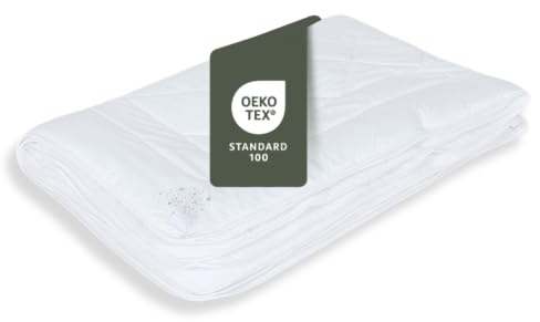 RIBECO GERMANY 4-Jahreszeiten Bettdecke Jan 200x200 cm – ganzjährige Decke | kuschelige Hohlfaser 6D-Füllung, hygienisch waschbar bei 60° & trocknergeeignet