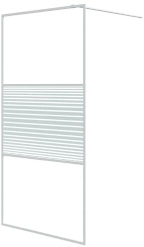 Kangmusi Duschwand für Begehbare Dusche 100x195 cm ESG-Klarglas, 152152