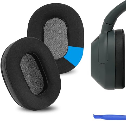 Geekria Sport Cooling-Gel Utbytbara öronkuddar för Sony ULT WEAR, WH-ULT900N-hörlurar, öronkuddar (Svart)