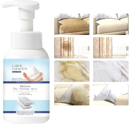 Limpiador De Manchas De Sofá | Eliminador De Manchas Amarillas En Colchones Para Tejidos - Detergente Para Hogar Coche Hotel Alfombra Tapicería Ropa Cojín Almohadas Algodón Látex Vino