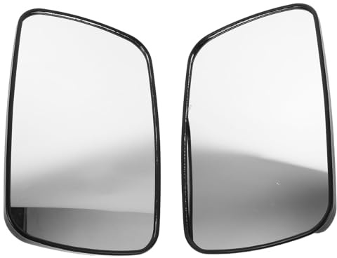 TOBBOMEY Specchietti Retrovisori per Carrelli Elevatori e Rimorchi Set da 2 Pezzi Grandangolari Antiurto Montaggio Semplice Superficie Antiappannamento e Compatibilità per Impieghi