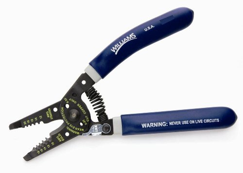 Williams 23535 20-30 Super Duty Front End Wire Strippers with Bolt Cutters
