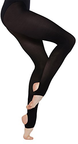 STIRRUP TIGHTS AGE 9-11 BLACK