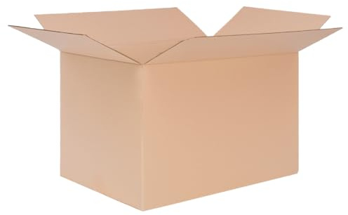 verpacking Faltkartons 600 x 400 x 400 mm variable Höhe KK 109 Braun [Größe und Stückzahl wählbar] 1-wellig große Kartons 50 Stück