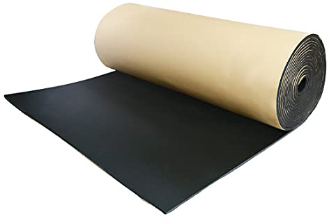 sourcing map 10mm 3㎡ Dämmmatten Auto Schallschutzmatte Dämmung Isolierung Schallschutz selbstklebend 300cm*100cm