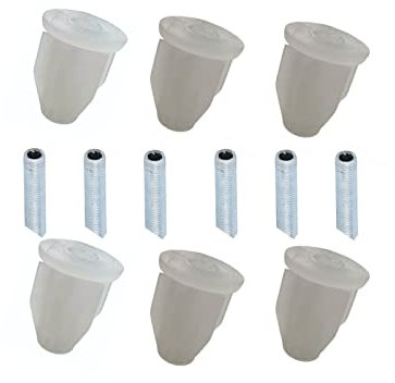 prometeo electronics Kit da 6 adattatori per collo di bottiglia completo di 6 barre filettate M10 da 40mm