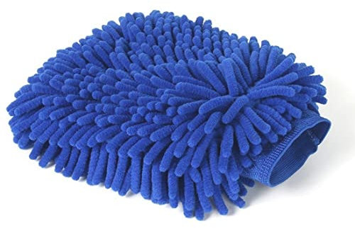 Guante Microfibra Coche Guante Limpieza Coche, Guante de Lavado Accesorios para el Coche Paños de Microfibra Set de Limpieza del Coche Paño de Microfibra Set de Cuidado del Coche (Azul Oscuro)