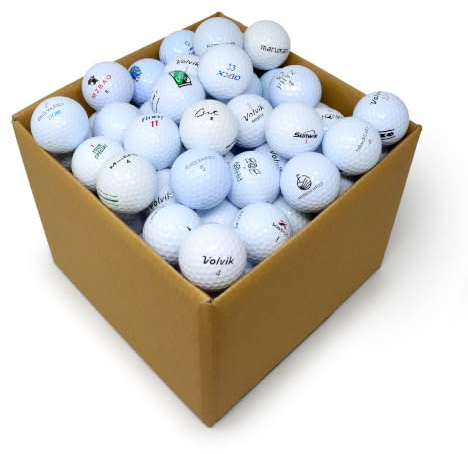Second Chance Golf Lakeballs, Gemischt Distance Golf Balls, Recycelte Grade A Weiße, Gebrauchte Golfbälle für Alle Golfer
