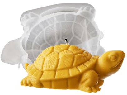 Ralondbey Stampo in silicone per resina epossidica per colata in resina, robusto silicone a forma di tartarughe, decorazione da tavolo, ideale per progetti artistici fatti a mano per la decorazione di