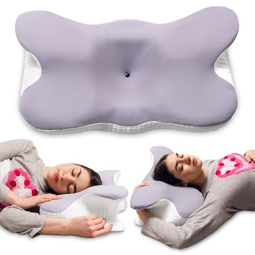𝐖𝐈𝐍𝐍𝐄𝐑 𝟐𝟎𝟐𝟑 Memory Foam Sleep OSA Sleep APNEA Pillow Cushion | Posture Supportive Orthopedic Neck Pillow | | Back, Front and Side sleepers | Cervical shape | British Company