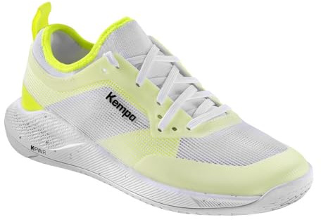 Kempa Kourtfly damsportskor, vit/fluo gul, 37,5 EU, Vit fluo gul, 37.5 EU