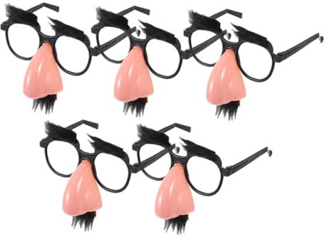 UPKOCH 5stücke Teiliges Lustiger Brillen Mit Großem Nasen Und -accessoire Für Halloween-feiern Für Erwachsene Und Jugendliche Perfektes Cosplay Und Kreative Partys