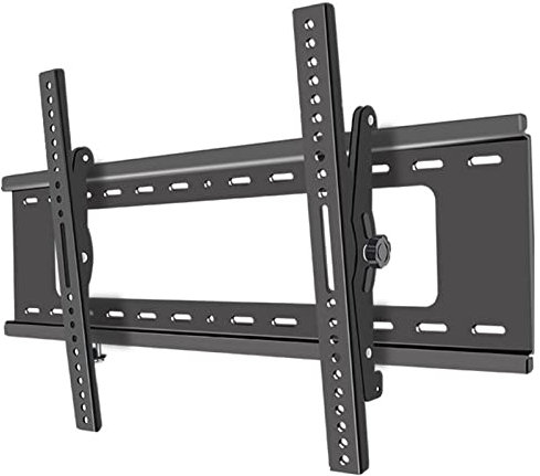 DRFGNF Support Mural inclinable pour téléviseurs à écran Plat incurvé de 56 à 70 Pouces - Modèle VESA Max. 600 x 400 mm, Support TV Compact et Peu encombrant (