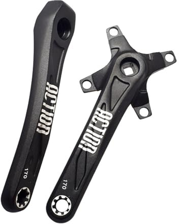 SUMMITDRAGON Fahrräder Kurbelarm Ersatz Quadrat Loch Mountainbike Kurbel Aluminiumlegierungen Fahrräder Kurbel Arm Radfahren Teil Square Taper Bike Für Stadt