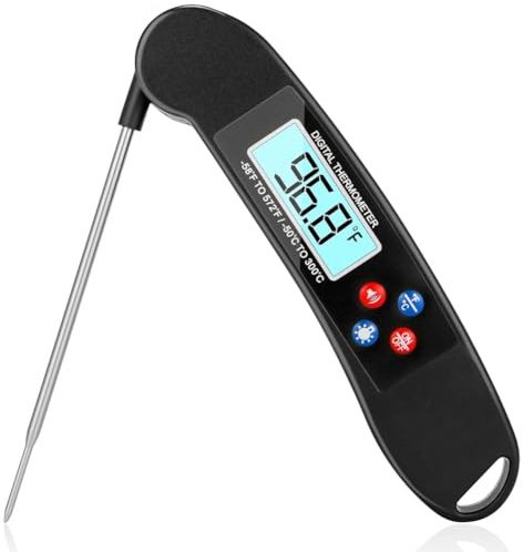 Fegtrtyoa Professional Meat Thermometer Digital Talking Thermometer for the Blind Easy Gadgets Instant Read Thermometer for Grilling
