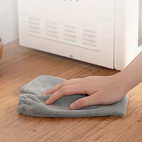 Microfiber Dust Brush Gap Duster Long Handle Mop Bendable Extendable Reusable Cleaning Tool for Home Office Sofa Bed Furniture Light Green