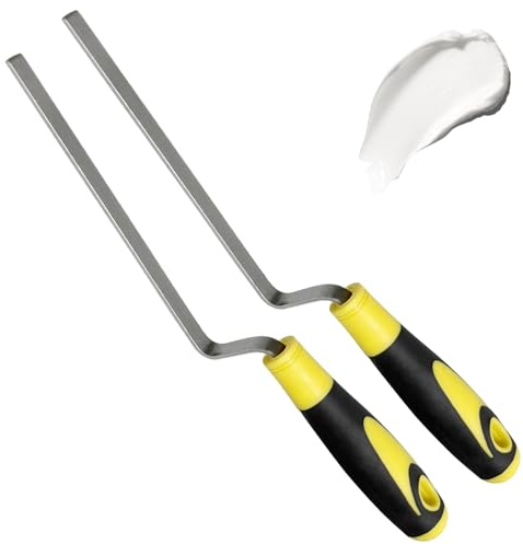 2 PCS Pointing Trowel, Cement Trowel Pointing Tool Jointer Bricklaying for Mortar Application and Construction Work