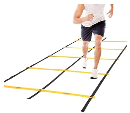 KEuLen Scala di Agilità, Scala Agilità, Scala di agilità Regolabile, Set di Allenamento Fitness Sportivo(300cm)
