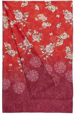 Bassetti ESPERIDI Foulard aus 100% Baumwolle in der Farbe Rot R1, Maße: 270x270 cm - 9333364