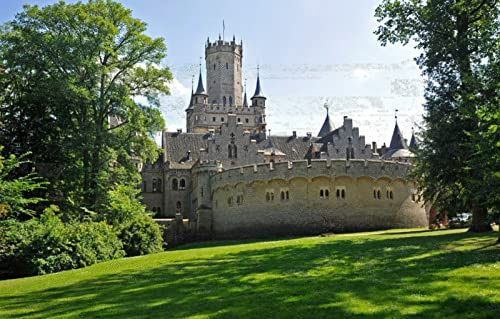 Puzzlerahmen 1000 Teile, Naturschönheiten, Deutschland, Hannover, Schloss Marienburg 38x26CM