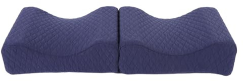OKOVO Cuscino per ginocchio in memory foam morbido cuscino ergonomico curvo tra il cuscino per le gambe per traversine laterali
