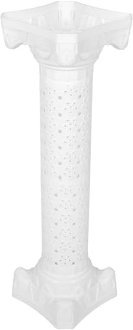 SEWACC Jarrón de Flores Columna Romana Hueca de Plástico para Boda, Soporte Decorativo Pilar Romano para Decoración de Fiestas, Pilar Decorativo Resistente y Estable, Estilo Aleatorio