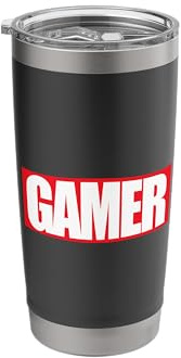 Funny Gamer PC Consoles Player Gaming Computer Programmer Stainless Steel Insulated Tumbler