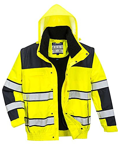 Portwest Bomberjacke EN471 HiVis 3in1 Org Lge für Herren