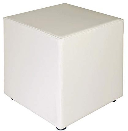 Kaikoon Sitzwürfel Sitzhocker Perle Creme Messe B1 schwer entflammbar 43cmx43cmx51cm