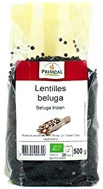 Primeal Lentilles Beluga 500 g - Bio