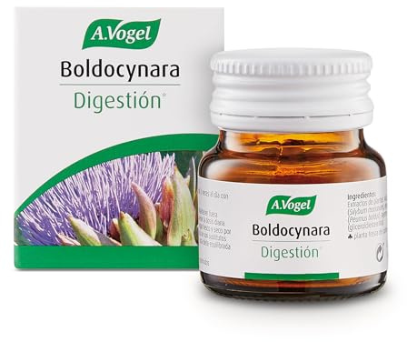 A.Vogel Boldocynara Comprimidos | Apoya Digestión y Función Hepática | Alcachofera, Cardo Mariano, Diente de León, Boldo | Detoxificación Hepática | 60 comprimidos