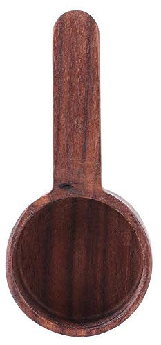Multifunktions-Messlöffel aus Holz Kaffeelöffel Home Kaffeelöffel aus Holz in Küchenmessgeräten aus schwarzem Walnussholz(Short Handle)