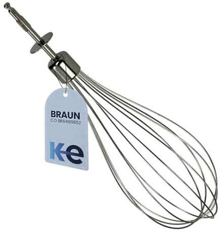 Anakel Home Repuesto Varillas Batidora BR64189652 Compatible con Batidora Braun MR6500M | Varillas Metálicas, 200 x 4 mm
