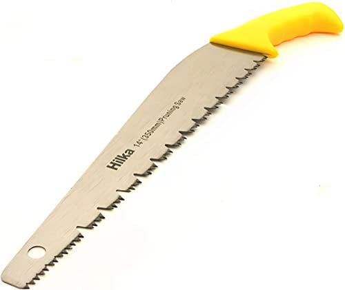 Unibos Pro Pruning Saw | 35cm Razor Sharp Blade | 6 Teeth | 45 Degree Cutting Angle | Non-Slip Ergonomic Handle | Ideal for Bushcraft, Wood Cutting, Camping, Trimming