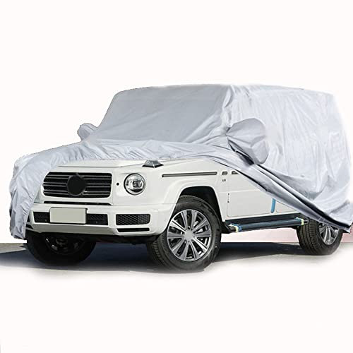 YIHANBRI Impermeable Oxford Funda para Coche, para Mercedes Benz G-Class W463 G63 G55 G500 G350 Vehículo Resistente Intemperie contra Sol Nieve Polvo Viento Exterior Accesorios