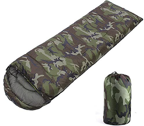 Yeeda Saco de dormir para camping, exterior, camping para adultos, ultraligero, resistente a la intemperie