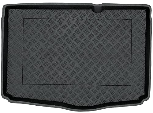 MOTOS Kofferraumwanne Kofferraummatte passt für FIAT Punto Evo 2009-2012 Kompletter Schutz für Ihr Auto bei Allen Wetterbedingungen mit perfekt passenden kofferraummatten