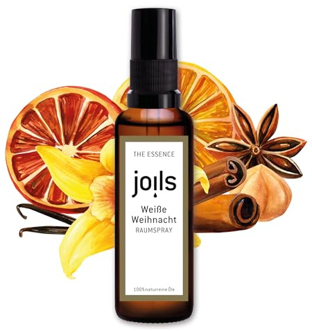 JOILS® Raumspray WEISSE WEIHNACHT | 100% naturreines ätherisches Öl, 50ml, Raumduft für Zuhause, Büro & Unterwegs…