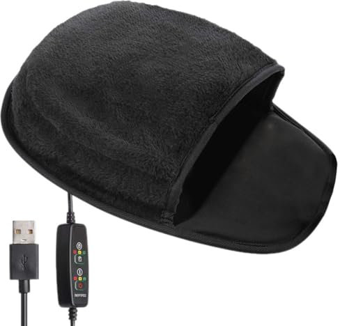 MAGICLULU USB-beheiztes Mauspad Handwärmer Plüsch-Computer-mauspad Mit 3 Heizstufen