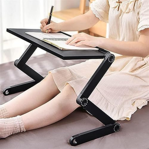 Samnuerly Bücherständer, Laptopständer, verstellbare Buchhalterablage, Buchständer zum Lesen, höhenverstellbar, Kochbuchhalterständer für Küchenrezept-Magazin-Laptop (Farbe: Weiß) (Schwarz)