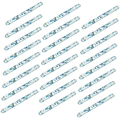 ABOOFAN 50stücke Farbige Acryl-eisstiele Diy Professionelle Praktische Und Wiederverwendbare Eisstäbe Zum Basteln Glatte Textur Für Kreative Eiscreme Popsicle-projekte
