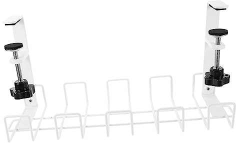 TINEASUR Kabelmanagement-ablage Aus Eisen Für Schreibtisch Tisch Kabelregal Kabel-organizer Zum Aufbewahren Von Kabeln Und Steckdosenleisten