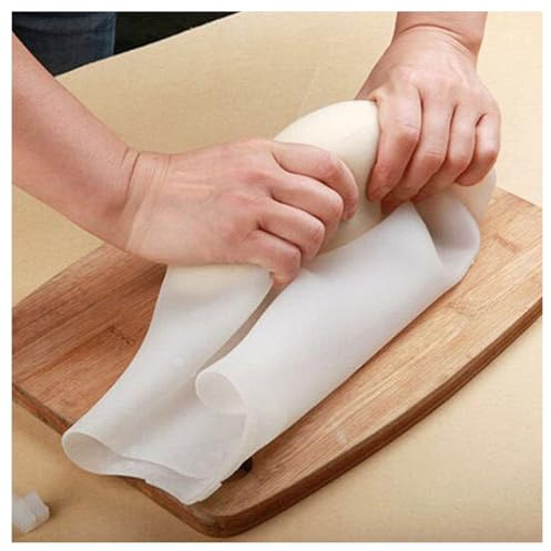 Silicone Dough Bag, Reusable Kneading Dough Bag Thickened Dough Mixer Bag Improve Multifunctional Dough Mixer for Bread Making Cooking Tool Easy to Wash Flour Mixing Bag (Large)