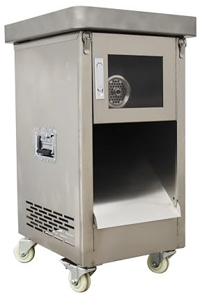 HXLDZOU Commercial Meat Grinder 8MM Stainless Steel Electric Meat Grinder Commercial Beef and Lamb Meat Grinder 300KG/H 110V for Butcher Shop