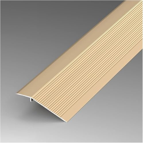 Golden - Tira de transición para zócalo de 55 pulgadas para suelos laminados de madera y vinilo