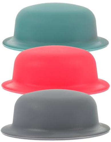Zerodeko 3pcs Pot Lid Knob Covers Heat Resistant Silicone Pot Lid Knob Caps with Non Slip Grip Reusable Kitchen Supply for Safe Handling of Hot Cookware