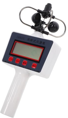 BELLIFFY Anémomètre Portable Compact à Écran Lcd Pour Mesure Précise Vitesse Du Vent, Appareil Numérique Léger Adapté à L’agriculture, La Foresterie Et L’enseignement Géographique