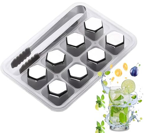 Cubetti Di Ghiaccio In Acciaio Inossidabile - Cubetti Di Ghiaccio In Acciaio Inossidabile, Pietre Di Vino Riutilizzabili | Cubi Refrigerati, Pietre Di Vino Riutilizzabili Con Raffreddamento Elevato, A